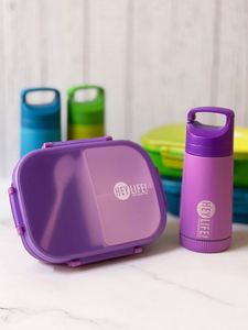 <b>Lunch</b> Box Leak Proof 3 Compartment <b>Lunch</b> Box 350 ML With Bottle 500 ML Reusable Microwave Freezer Safe Food Containers With Spoo - Product Image 4