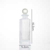 Nouvelle Bouteille Vide Diffuseur d'Arômes en Verre Colonne Romaine Populaire pour Toilettes, Vente en Gros Personnalisée