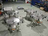 2023 Accumulation rotative collecte démêlage Table tournante Type de disque plateau tournant bouteilles Collection Machine bouteilles collecteur