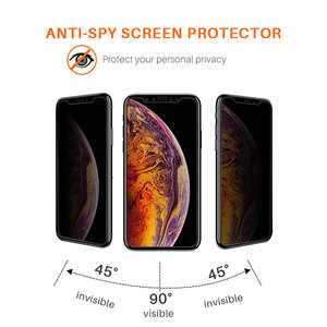 <span class=keywords><strong>Protector</strong></span> de pantalla de vidrio templado, Anti espía, privacidad, para iPhone <span class=keywords><strong>X</strong></span> 10, venta al por mayor de fábrica - Product Image 5