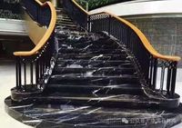 Dalles de marbre noir Marquina poli naturel en gros, dalles de marbre blanc et noir pour carrelage de salle de bain, murs et sols