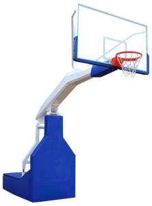 Panier de <span class=keywords><strong>basket</strong></span>-ball professionnel à <span class=keywords><strong>base</strong></span> lestée simulée, résistant au vent, de qualité tournoi, avec anneau détachable et anti-fade - Product Image 2