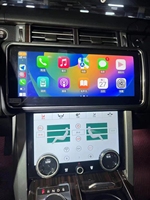Monitor DVD Mobil Android 12.3 Inch, Pemutar Multimedia, Layar Navigasi untuk Range Rover Vogue 2013-2016