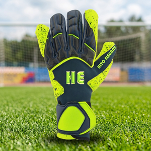 Guantes de Portero de Fútbol de Cuero Hechos a Medida, Diseño Transpirable Antideslizante, Correa Extraíble, Colores y Tallas Personalizables, Unisex, Protección - Product Image 4
