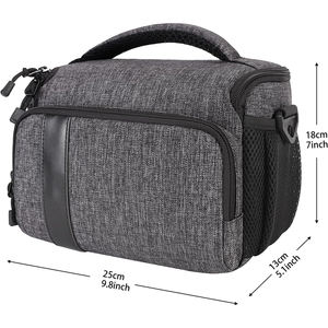 Mochila para Cámara de Muestra Gratuita, Bolsa para Cámara DSLR/SLR/Sin Espejo para Fotógrafos, Funda para Cámara con Revestimiento de Cuero Impermeable - Product Image 1