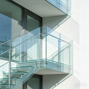 Bloque de Vidrio Flotado Transparente al por Mayor de 10 mm para Diseño de Barandillas de Balcón y Escaleras, Proveedor - Product Image 5