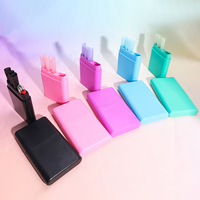 Boîte de rangement pour cigarettes à 4 trous, étui à cigarettes et boîte de rangement pour briquet, accessoires pour fumeurs, étui à cigarettes