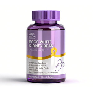 Comprimés à croquer d'extrait de haricot blanc EGCG <span class=keywords><strong>sans</strong></span> sucre, bloqueur de glucides, coupe-faim, soutien diététique - Product Image 6