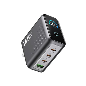 Hub de charge tout-en-un 148W GaN ignifuge |   <span class=keywords><strong>Chargeur</strong></span> rapide à écran numérique avec distribution intelligente de l'alimentation pour ordinateur portable et appareil photo - Product Image 5