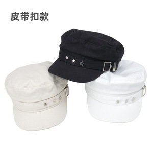 Casquette brodée Fashion Star en coton respirant, chapeau décontracté pour adultes, blanc et noir - Product Image 2