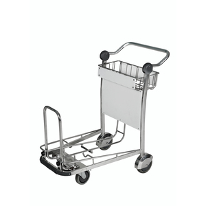 Chariot à bagages robuste pour aéroport avec frein, chariot à main pour passagers pour terminal aéroportuaire - Product Image 1
