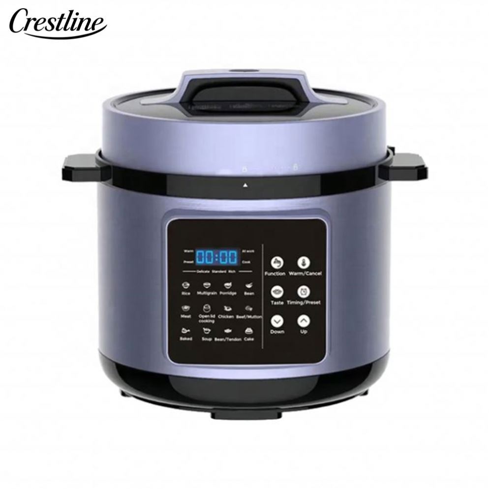 High Quality Electric Pressure Cooker Modern Touch Screen Smart Kitchen Appliance 6L Pressure Cooker Stainless Steel