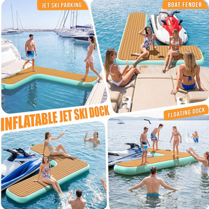Plateforme flottante gonflable en PVC Dropstitch pour sports nautiques de haute qualité pour toute la famille - Product Image 4