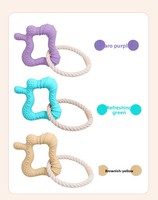 Nuevo Juguete de Goma Biodegradable de Lujo Clásico para Perros, Duradero, con Forma de Fruta y Hongo, para Masticar, con Dispensador de Comida