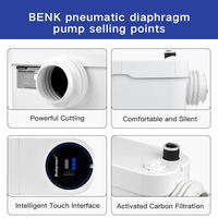 Pompe à eaux usées domestique entièrement automatique pour sous-sol, toilettes, villa, cuisine, salle de bain, pompe de relevage des eaux usées