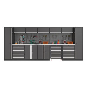 Gabinete de herramientas de acero combinado grande para Taller, garaje, personalizable, OEM, muebles de metal y banco de trabajo, caja de herramientas, almacenamiento de garaje - Product Image 5