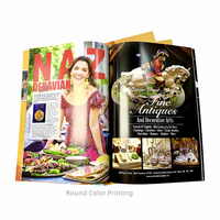 Couverture souple personnalisée format A4/A5 Papier imprimé offset Carton Magazine Histoire Édition Livret Brochures Catalogue Livre Impression