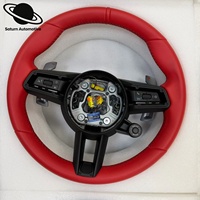 Volant en fibre de carbone pour Porsche 911 981 991 992 718 Macan Panamera Cayenne Taycan Boxster Cayman GT 917 911