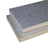 Matériau d'isolation thermique en PU, panneau rigide en mousse de polyuréthane pré-isolé, 20 mm, feuille d'aluminium PI, panneau composite pour conduit de climatisation