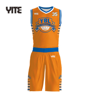 Ensemble de maillots de basket-ball personnalisés de haute qualité vêtements de sport d'équipe pour hommes maillots de basket-ball réversibles sublimés unisexes pour hommes