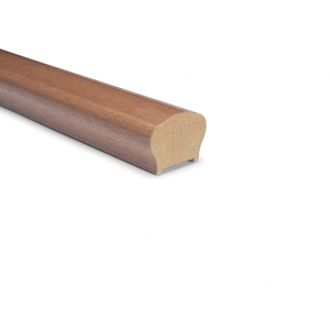 ราวจับไม้แข็ง55X35X3000mm สีโอ๊คสำหรับบันไดในร่มประกอบด้วยดอกยางและจมูก - Product Image 1