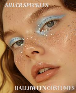 Cosmético impermeable resistente al sudor fiesta cara parche oro plata pecas diseño temporal tatuaje cara pecas - Product Image 4
