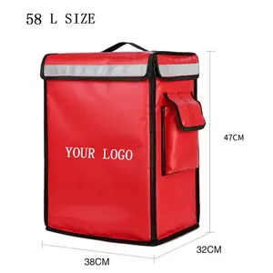 Рюкзак 58 л под заказ, термостойкий рюкзак с термоизоляцией, водонепроницаемая сумка для доставки еды