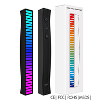 Vente chaude LED Bande Lumière RGB Sound Control Pickup Voiceactivated Couleur Ambiante Voiture Party Bar Lampes de musique Table Rhythm Lights