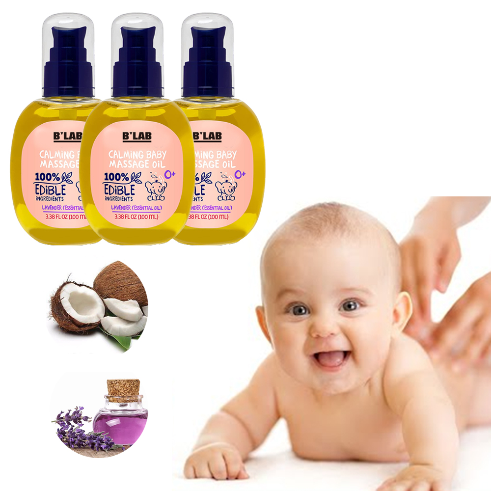 Эфирные масла для новорожденных, частная марка, питательное и увлажняющее массажное детское масло