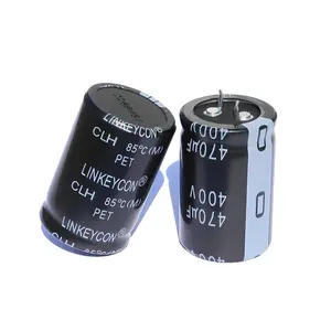 Capacitor eletrolítico de alumínio terminal 63V 4700uF 15000uF 2200uF 250V de alta capacidade de potência