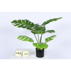 Nouvelle conception, vente chaude, <span class=keywords><strong>plante</strong></span> verte artificielle, <span class=keywords><strong>Monstera</strong></span> Deliciosa, arbre d'intérieur et d'extérieur, décoration de la maison, plantes artificielles de haute qualité - Product Image 3