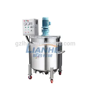 Industrial Liquid Detergent Agitator Mixing Blending Tank High Shear Shampoo Dishwashing Liquid Soap Making Machine Mixer