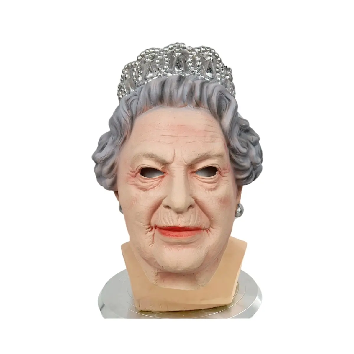 Queen Elizabeth Mask Cosplay Party Máscara de látex para adultos Prop