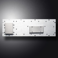 Clavier industriel métallique étanche de haute qualité avec trackball pour kiosque et machine CNC