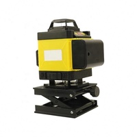 Niveau laser 4D rotatif à faisceau vert CE PSE RoHS Li-Ion, auto-nivelant 360° horizontal et vertical, 5 points, précision 2mm/7m, IP54