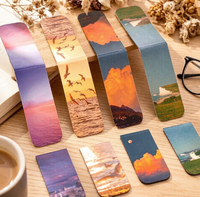 Marque-page magnétique Série Paysages Naturels Ciel et Mer – Idéal pour les Amateurs de Livres – Vente en Gros