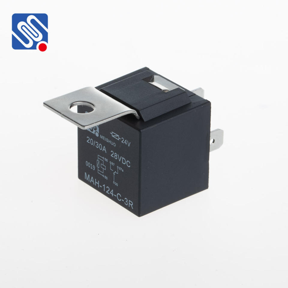 Meishuo MAH-124-C-3R Auto Relay 12v 24v Jd1914 with Resistor 5-Pin 40amp New Condition Relay