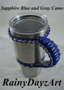 Botella hecha a mano al por mayor ASA tejida soporte de mano portátil empuñadura de viaje 20oz 30oz asas de <span class=keywords><strong>taza</strong></span> - Product Image 4