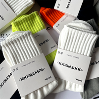 Personnalisé en gros imprimé LOGO chaussettes étiquette étiquette volante manchon ruban de papier emballage de carte papier kraft épais scellage de taille