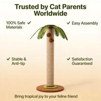 Griffoir pour chat en sisal naturel, protecteur de meubles, tour griffoir pour chat