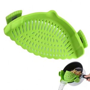 Factory Grade Silicone Food Strainer Fits All Pots and Dishwasher Safe for Rice Washer Pot Edge Drain Filter Water Baffle - Product Image 4