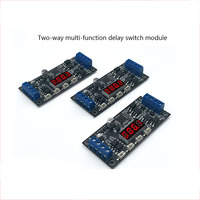 Taidaent DC 12V 24v双Mosfet定时器模块发光二极管延迟继电器触发周期定时器开关延迟定时器开关板