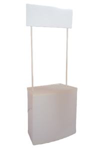 طاولة عرض للسوبر ماركت من البي في سي والبولي بروبيلين للأنشطة الترويجية والإعلانية - Product Image 2