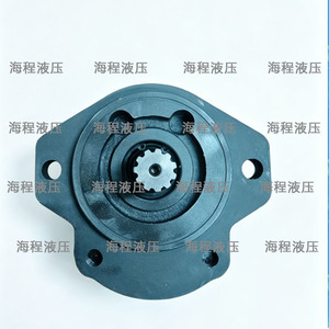 Pompe à engrenages hydraulique 670563ZX, double pompe quantitative, une entrée, deux sorties - Product Image 3