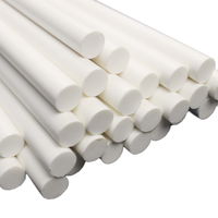 Lait blanc 7mm diamètre Silicone colle thermofusible bâtons expédition rapide pas de COV Art travail bricolage pour les obligations de papier céramique en plastique