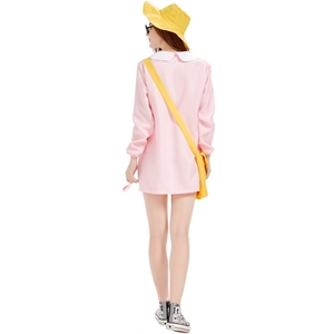 Disfraz de Niñera para Adultos, Uniforme Escolar, Disfraz Japonés Sexy, Ropa Familiar, Disfraz Elegante, Camisa Rosa de Manga Larga - Product Image 4