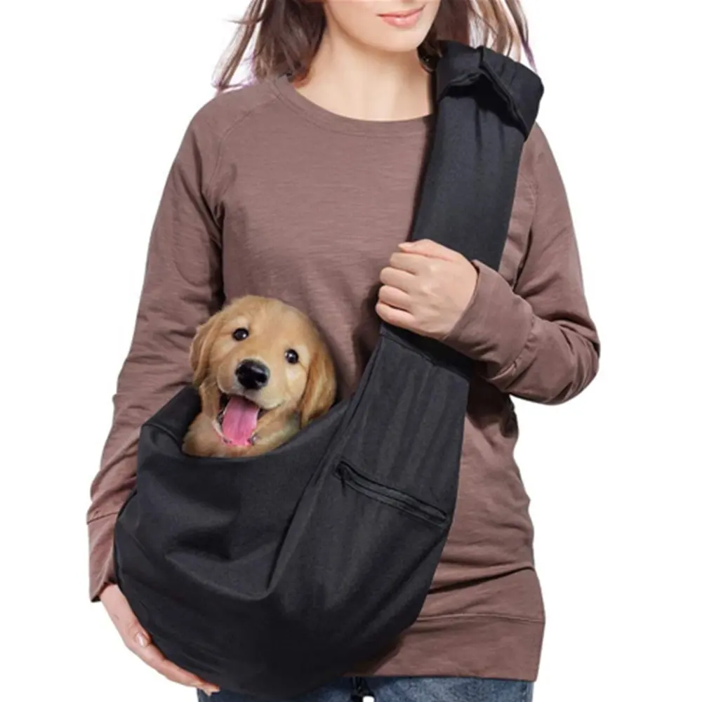 Breathable Pet Sling Travel Bag Soft Machine Washable Pet Carrier for Small Dogs and Cats