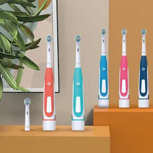 Cina vendita di fabbrica Oem batteria spazzolino elettrico adulto rotante sostituibile testina spazzolino da denti compatibile con marchio orale
