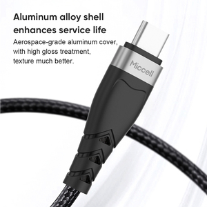 Miccell Micro USB Cáp Dữ Liệu Sync Sạc Nhanh Sạc 2.4A 480Mbps Tốc Độ Truyền Sạc Cáp Dòng Dữ Liệu - Product Image 3