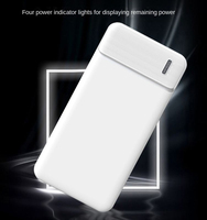 Batterie externe portable personnalisée 10000 mAh haute capacité, station d'alimentation 10W, charge rapide, pack de batterie pour téléphone